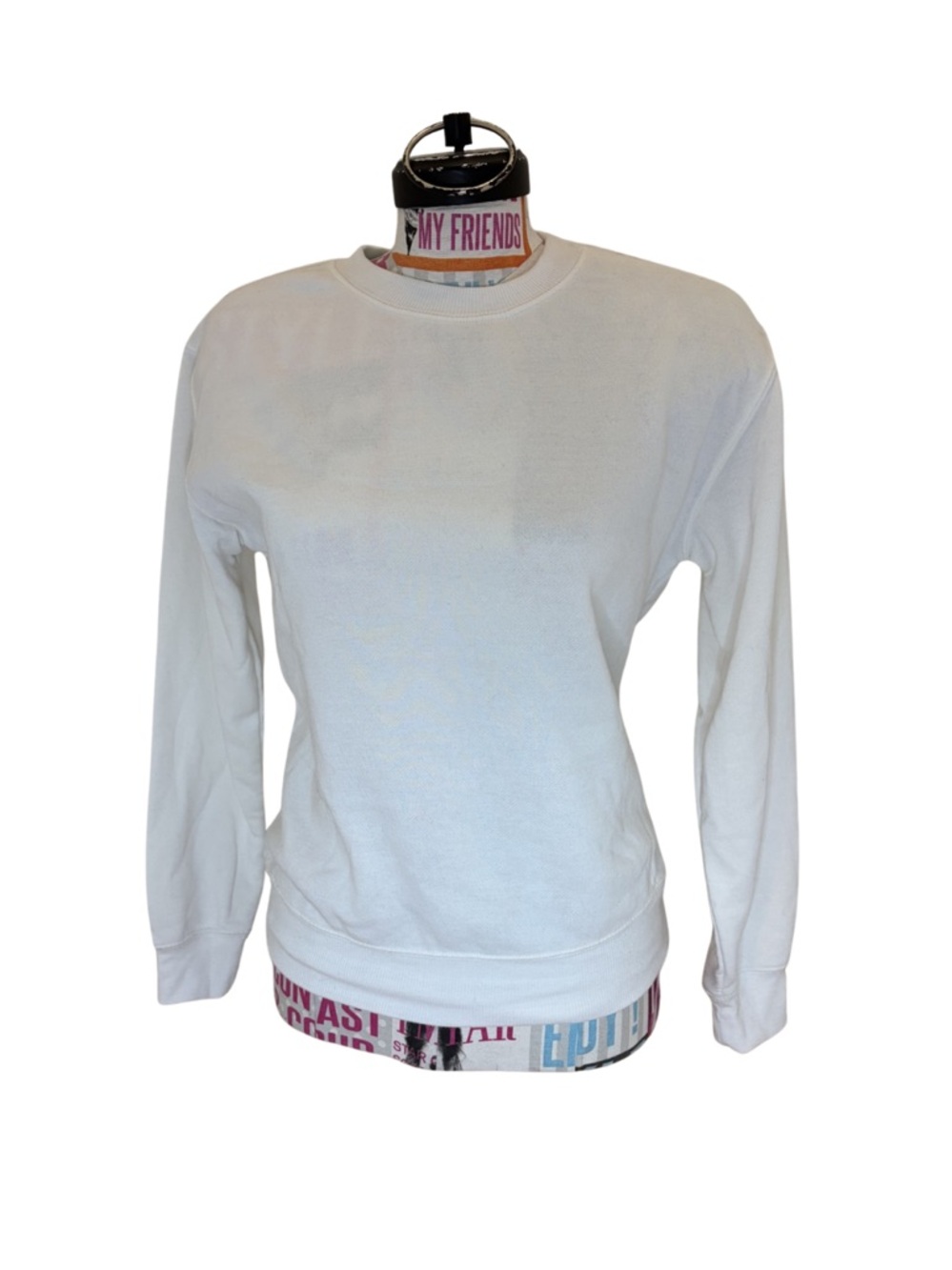 White Crewneck Sweatshirt